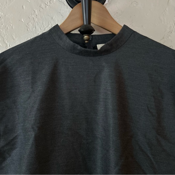 Tibi Triacetate Mock Neck Sleeveless Top - Picture 2 of 6